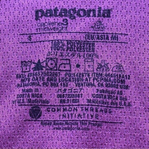 Patagonia Capilene 3 Midweight Zip Neck Pullover Base Layer Size Small - Picture 3 of 8